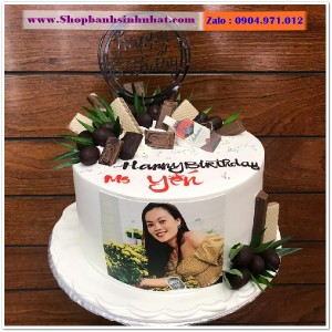 Bánh Sinh Nhật In Hình Ảnh - H100